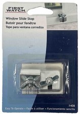2-Pack Sliding Window Security Slide Stops Non-Marring Locks,First Watch 1408