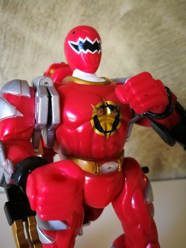 Bandai Red Power Rangers Dino Thunder Zord T-Rex Dinosaur Figure 2003 - Picture 2 of 7