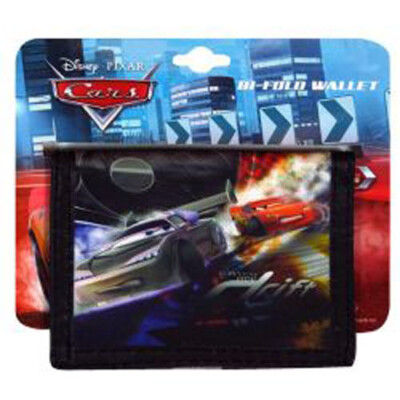 Wallet Bifold Disney Pixar CARS Lighting McQueen Tokyo Drift Boy New