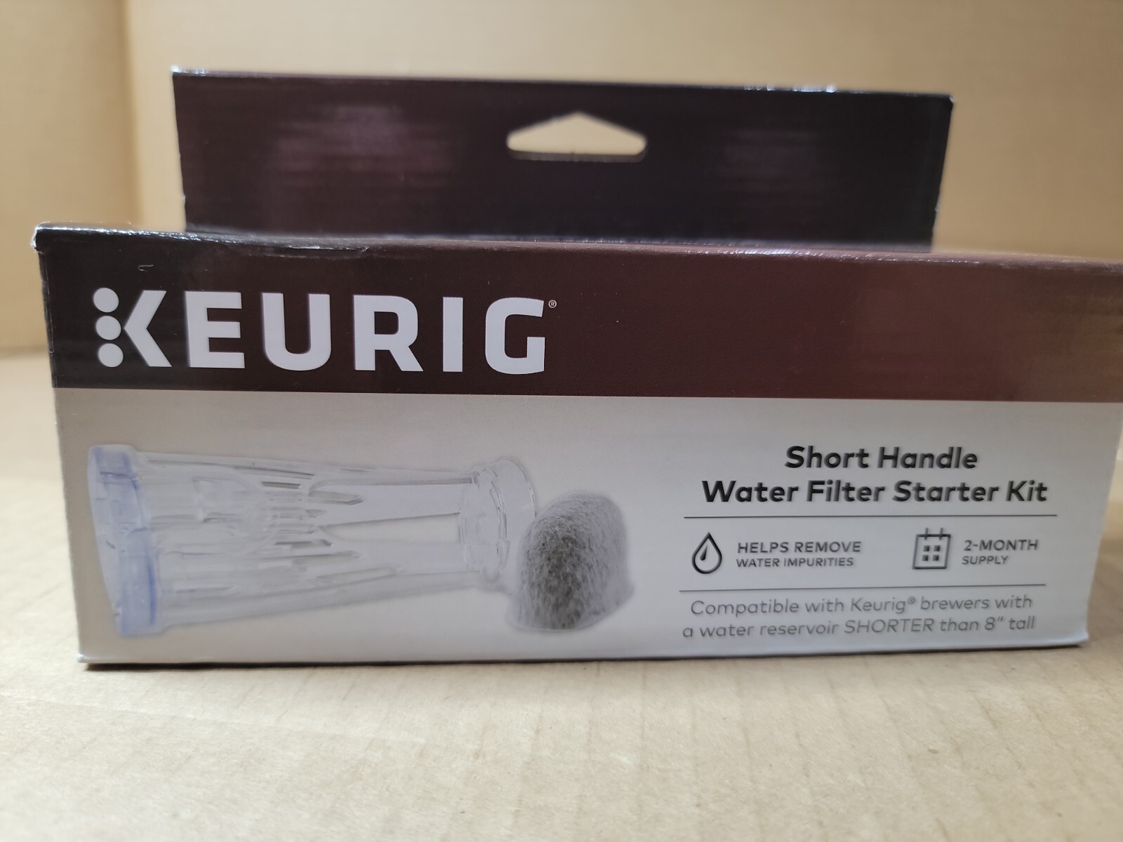 KEURIG Short Handle Water Filter Starter Kit 611247370674 eBay