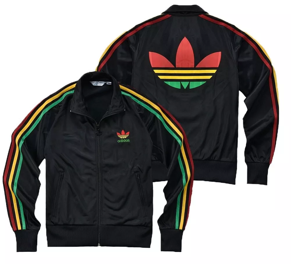 Cuadrante Menstruación Fotoeléctrico NEW Adidas Originals Women Firebird Rasta Colorful Jamaica Bob Marley  Jacket !!! | eBay