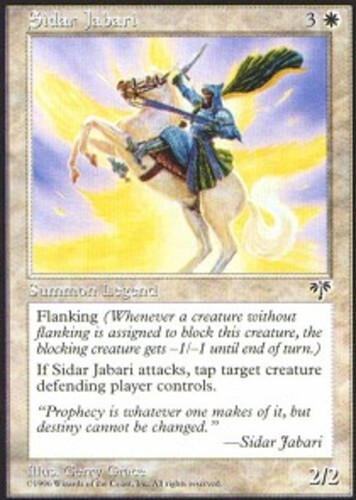 [1x] Sidar Jabari Near Mint, English Mirage MTG Magic