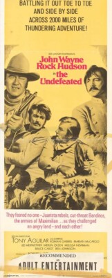 John Wayne The Undefeated Movie Poster Print 17 X 12 Reproduction