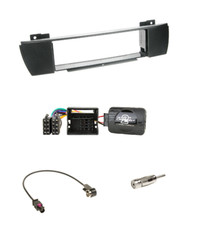 Kenwood Lenkradinterface+BMW X3 (E83) 2004-2010 1-DIN Blende KFZ Radioblende Set