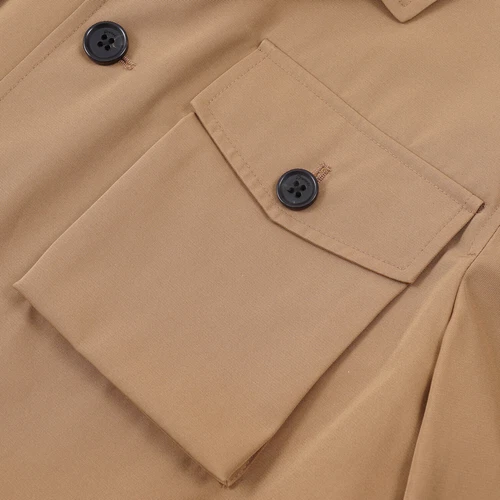Drumohr Tan Twill Cotton-Blend Field Jacket M (Eu 50) NWT image 4
