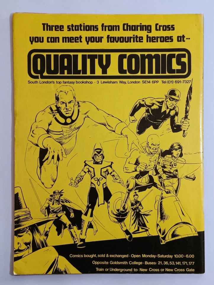 WARRIOR #3 (1982), V for Vendetta, Marvelman, Madman, Quality Comics, Z 2+ FN - Bild 2 von 4
