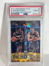 2021 Panini CONTENDERS OPTIC BLUE CRACKED ICE /75 PRIZM PSA 10 NIKOLA JOKIC POP1