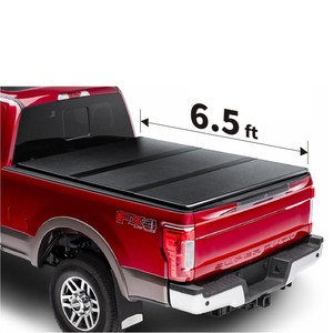 Hard Tri Fold For 2015 2020 Ford F150 6 5 Ft Bed Tonneau Cover Waterproof Black Ebay