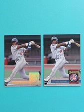 1994 DONRUSS SAMMY SOSA GOLD FOIL @ BASE 2 CARD LOT CHICAGO CUBS NM-MT