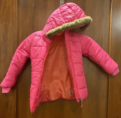 Eddie Bauer Toddler Girls Pink Winter Jacket Coat Parka Size 4T