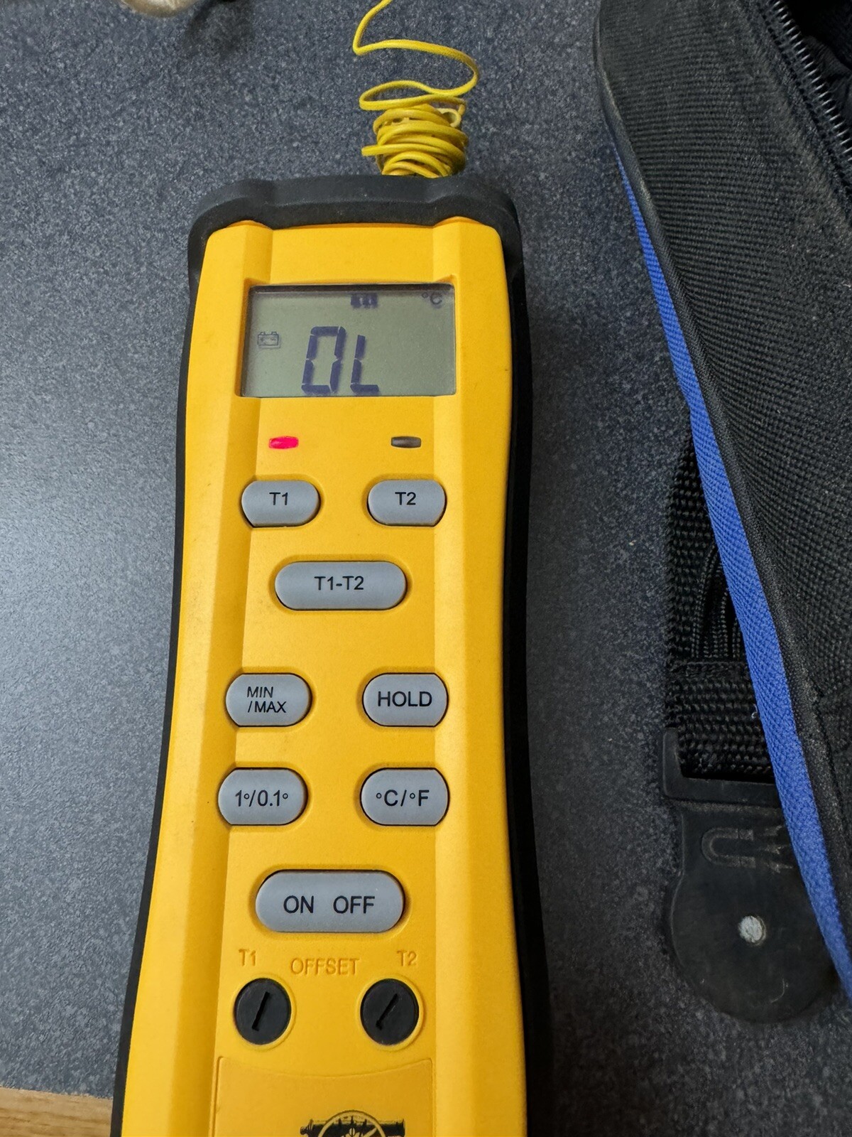 Fieldpiece st4 dual input temperature meter thermometer w/ thermocouple