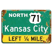 Rustic Route 71: Kansas City - Left 1/4 Mile