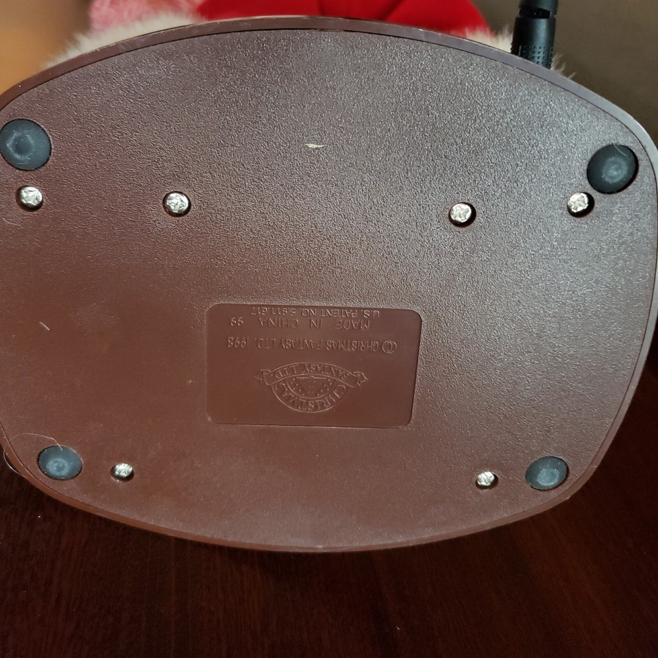 Jingle Bell Rock Santa 1998 Rock Santa Collectibles Curly Beard WORKS