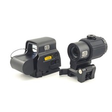 G43 3X Magnifier  558 Tactical Red/Green Dot Sight Clone w/ QD 20mm Mount
