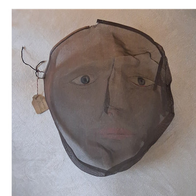 Odd Fellows Ceremonial Antique Mask