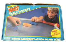 Vintage 1987 NERF Table Hockey Game Complete All Parts Box w/ Instructions CIB