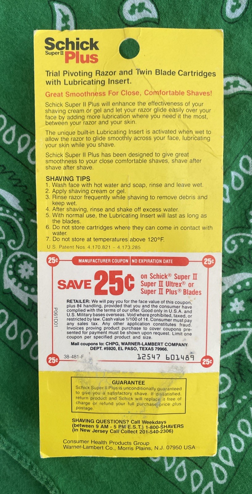 Vintage NOS Schick Trial Razor Super II Plus Pivoting (NBA Seattle Super Sonics)