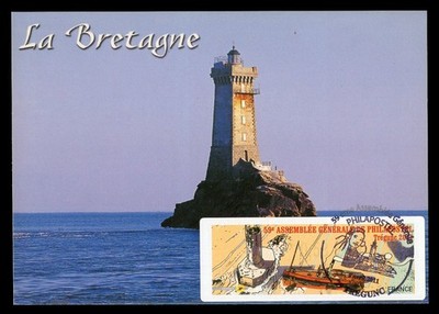 FRANCE 2011 Maximum Card ATM - 59e Assemblée Philapostel faro phare lighthouse