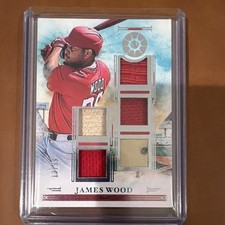 Panini 2025 Boys of Summer James Wood Nationals Rookie Relic Insert /99 FTM-JW