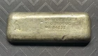 Vintage Golden Analytical Poured 10 ozt .999 Fine Silver Loaf Bar (GA)