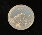 2021 Congo 20 Francs Prehistoric Life Wooly Mammoth 1oz .999 Silver Round BU
