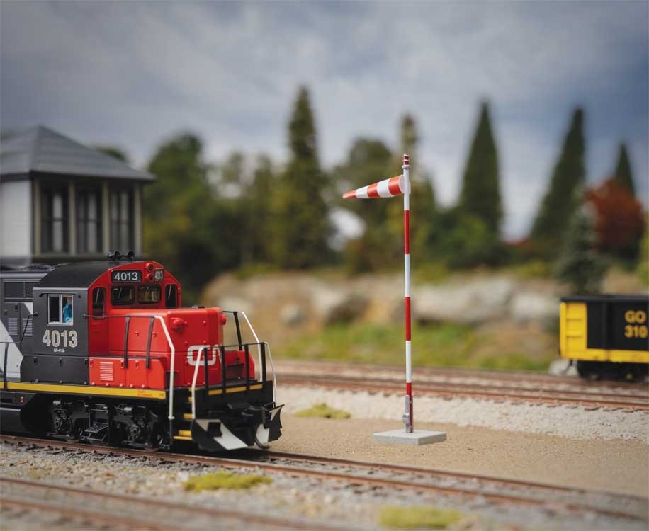 H0 Track Windsock Building Kit 6-Piece 4173 Walthers New