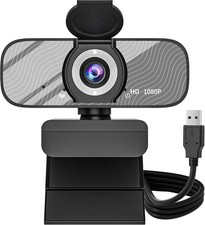 Webcam 1080P Web Cam for Pc Drive-free USB Rotatable Camera with Microphone for