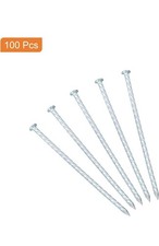 100Pcs Metal Landscape Edging Stakes, 7 Inch Galvanized Artificial Turf Stakes 