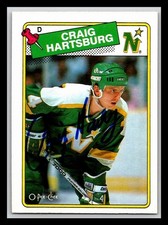 1988-89 O-Pee-Chee #159 Craig Hartsburg Autographed IN PERSON