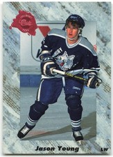1991-92 Classic Draft Picks #45 Jason Young Sudbury Wolves
