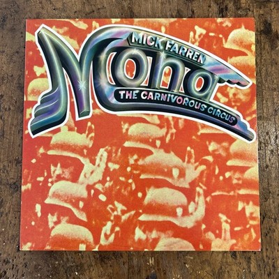 LP Mona - The Carnivorous Circus GET 530 Mick Farren Made In Italy Rock Vinyl