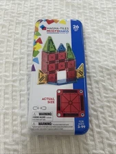 MAGNA-TILES microMAGS Travel Set  26-Piece Magnetic Construction Set