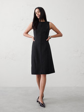 Banana Republic Factory Sculpted Knee-Length Sheath Dress Black Size 4