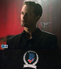 Alexander Skarsgard Signed True Blood Eric Northman 8x10 Photo Poster BAS COA