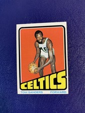 1972-73 Topps Basketball #74 Tom Sanders - Boston Celtics - High End