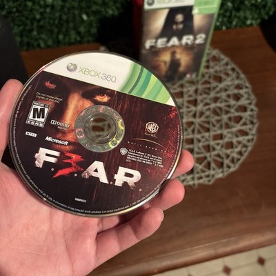 F.E.A.R. 2 & F.E.A.R. 3 (Microsoft Xbox 360, 2009) w/ 2 booklets & Inserts in 2