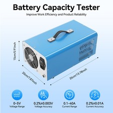 Ebc-a40l High Current Lithium Battery Capacity Tester 200W Charge  Discharge
