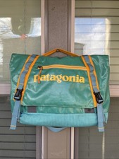RARO Patagonia Black Hole Messenger 12L borsa turchese verde giallo computer portatile 49321