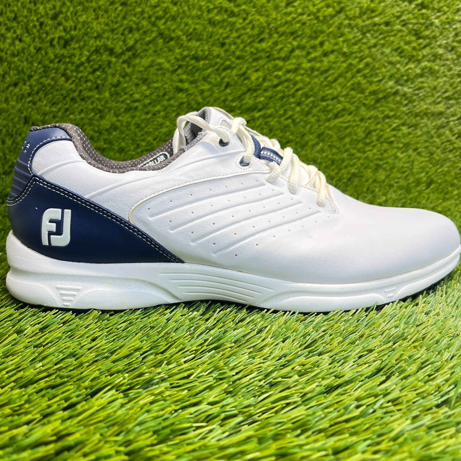 FootJoy Arc SL Mens Size 11.5 White Blue Athletic Leather Sp