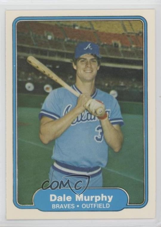 1982 Fleer Dale Murphy #443 pb9