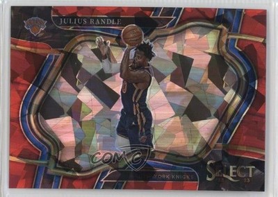 2022-23 Panini Select Courtside Red Cracked Ice Prizm Julius Randle #240 18aq