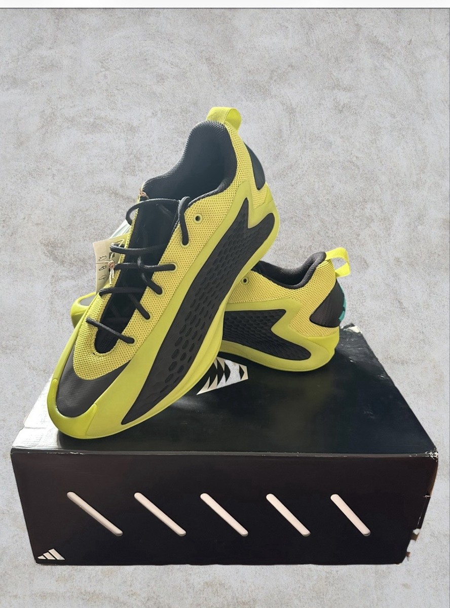 Adidas AE 1 Low Preloved Lime Yellow Basketball Sneakers JS1778