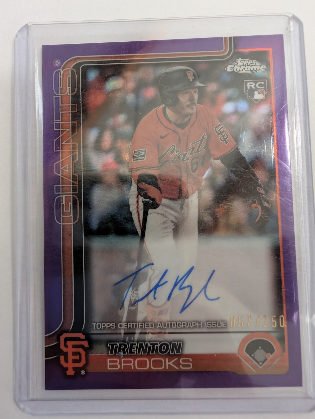 12 Topps Baseball cards: autos, numbered, patch view 13