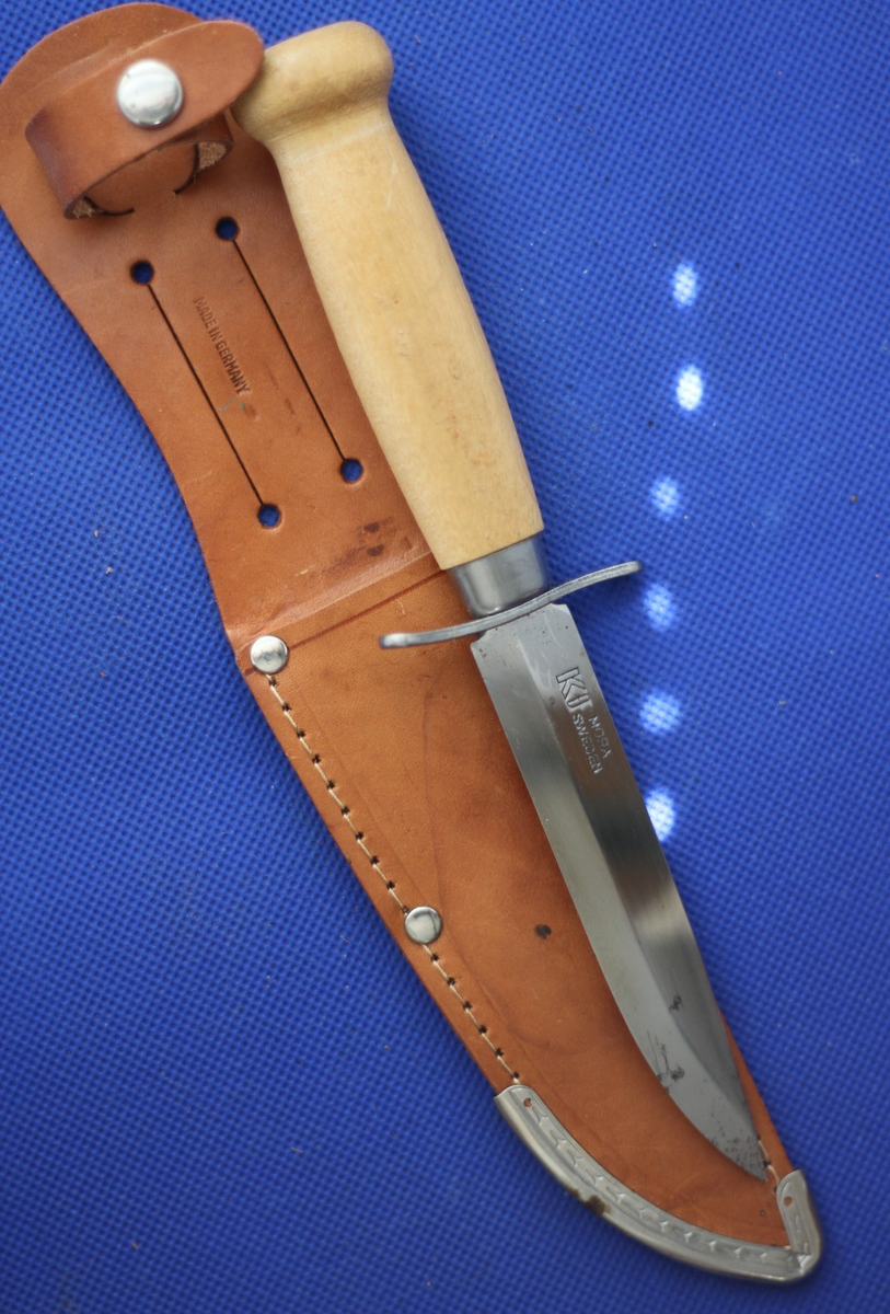 Vintage KI Mora fixed blade Knife w/ sheath. NOS, Sweden | eBay