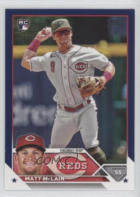 2023 Topps Update Retail Royal Blue Matt McLain #US199 13uy