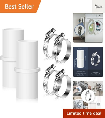 #ad 2 Pieces Washing Machine Drain Hose Connectors Fit for 0.8 Inch Hose Washer... $15.99