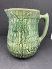 Vintage McCoy Green Pitcher 6.75”