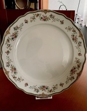 Krautheim Selb Bavaria Astrid Servierplatte Tortenplatte Porzellan Gold Blumen