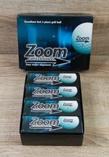 Set Of Zoom Extra Distance Golf Balls 1-4 Three In Each Pack 'Easy Alignment'