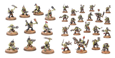 20 Boyz + 10 Gretchin / Grots - Warhammer 40k Orks / Orcs Armageddon - Neu